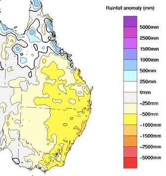 Rainfall anomaly