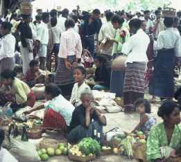 Baukau market, East Timor