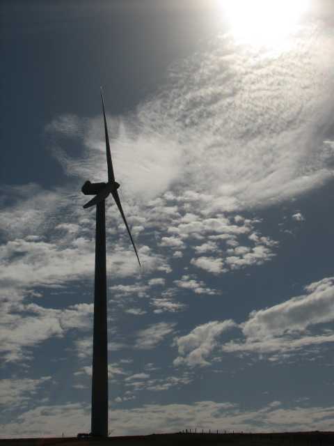 Starfish Hill wind turbine