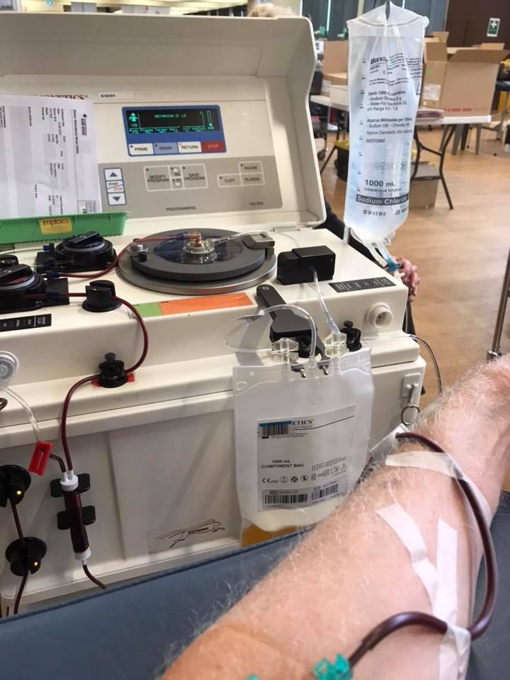 Donating plasma