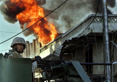 Fallujah 
burning