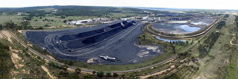 Coal loading area