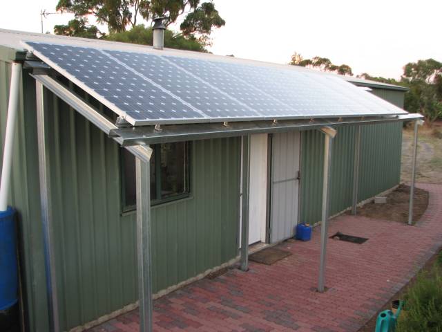 Our solar power installation