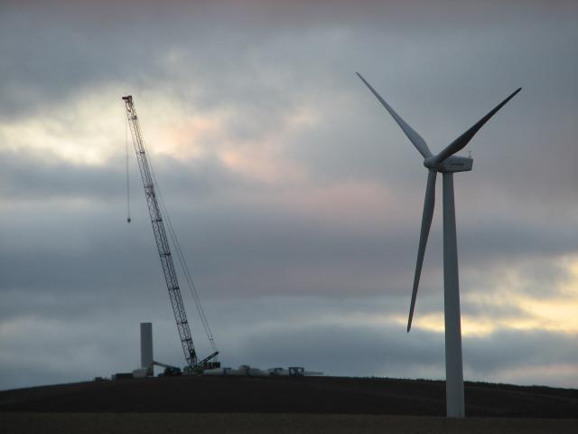 Crane and turbine