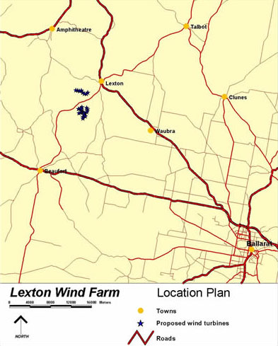 Lexton Map