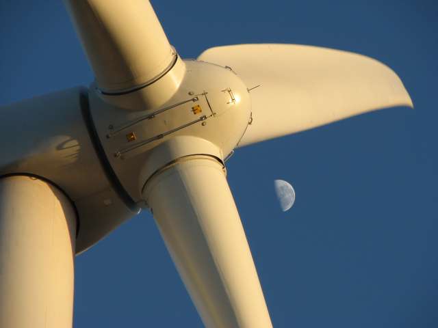 Turbine and Moon