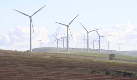 Wind turbines, Clements Gap
