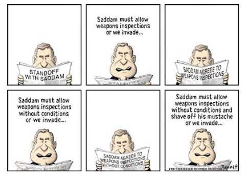 Bush and the weapons inspectors
