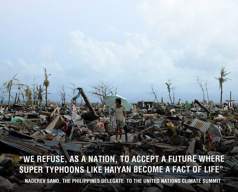 Damage from Typhoon Haiyan
