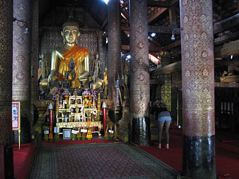 Temple interior