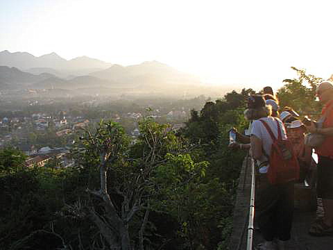 View from Wat Chom Si