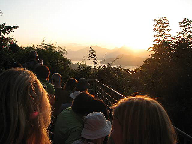 Sunset from Wat Chom Si